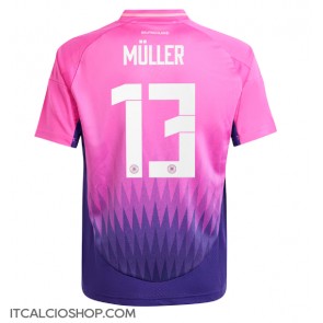 Germania Thomas Muller #13 Seconda Maglia Europei 2024 Manica Corta